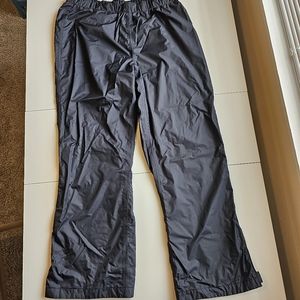 Women's Columbia Black Rain Pants Size XL